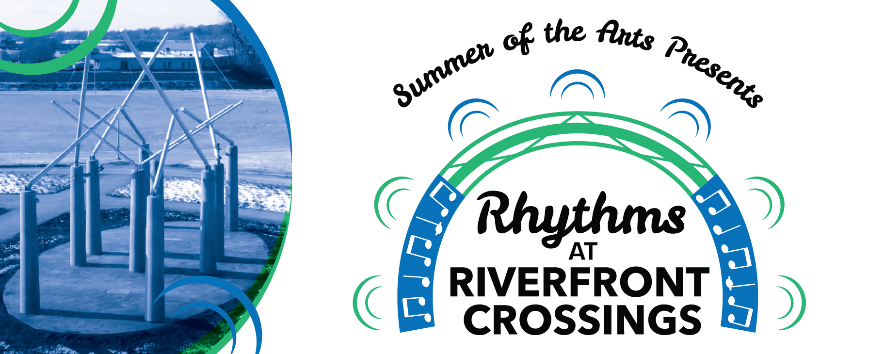 Rhythms at Riverfront Crossings event logo