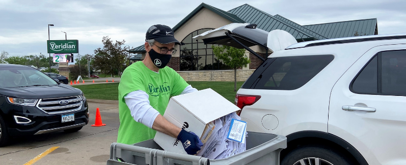 Iowans shred sensitive documents at Veridian Community Shred Day