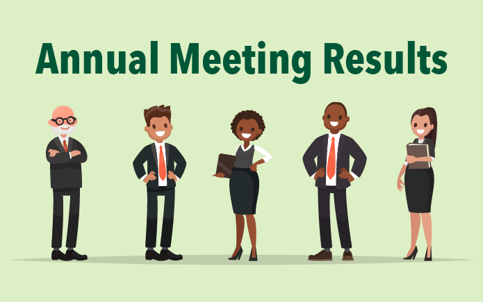 Annual Meeting Results