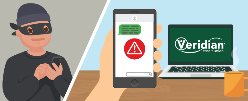 Illustration of cybercriminal and electronic devices.