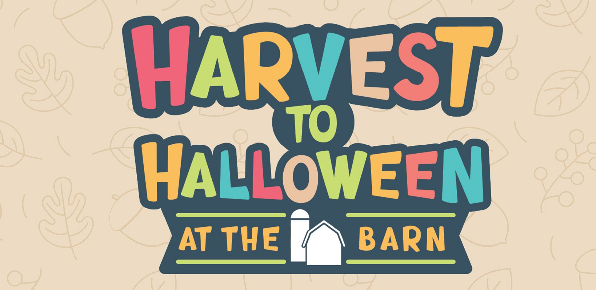 Harvest to Halloween at the Barn event logo