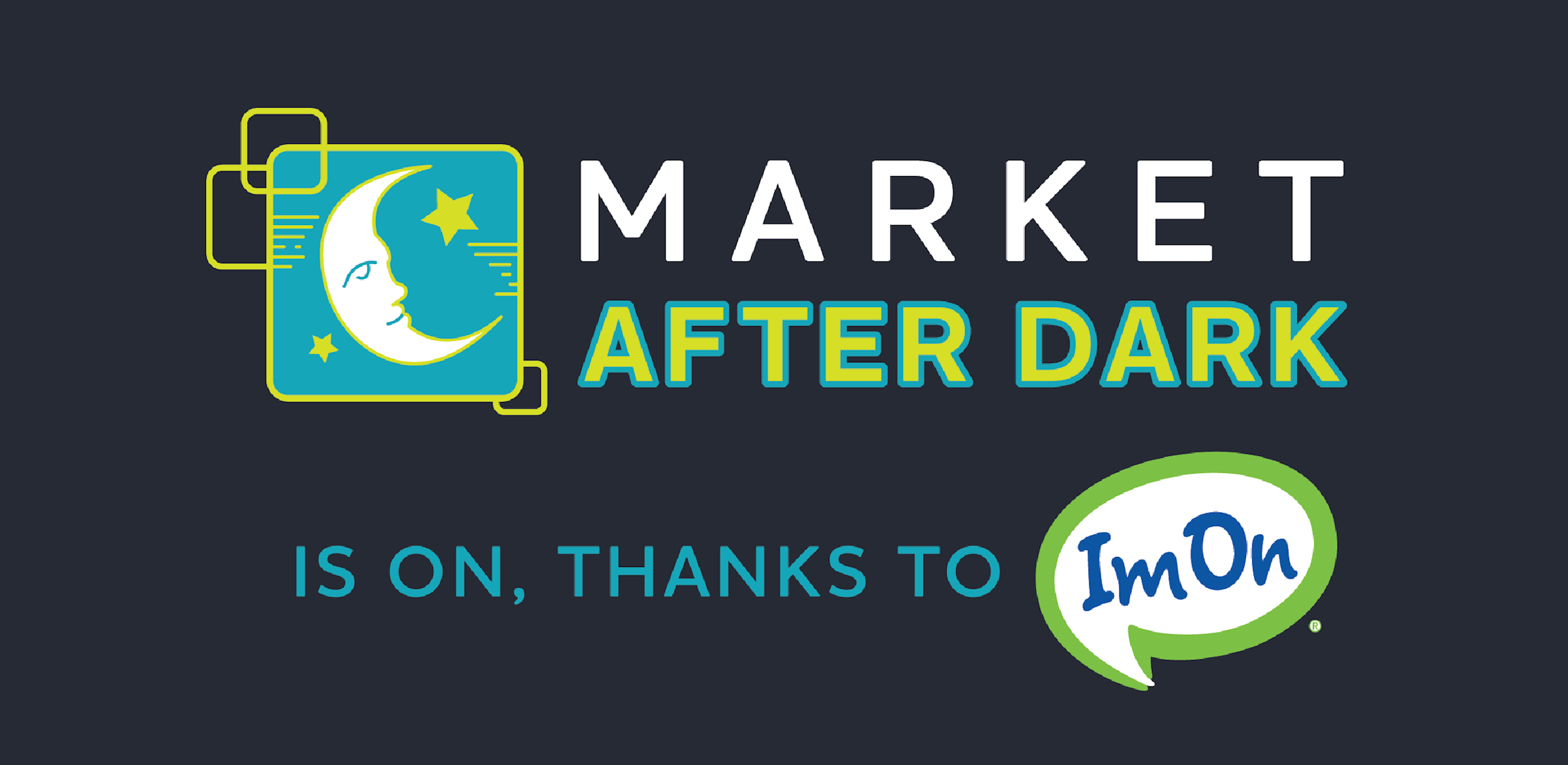 Market After Dark event logo