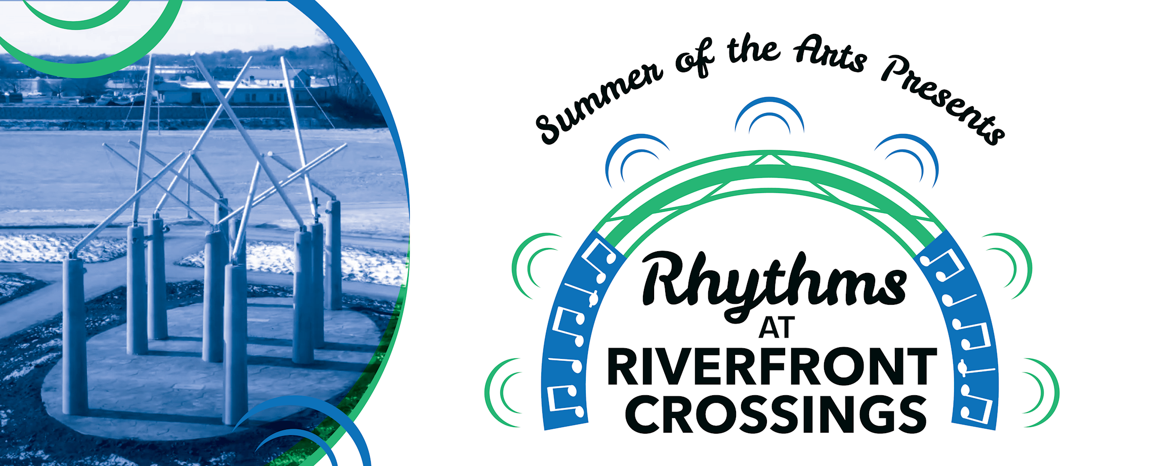 Rhythms at Riverfront Crossings event logo