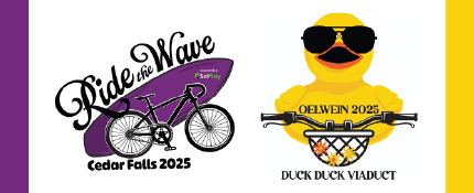 Ragbrai in Cedar Falls and Oelwein