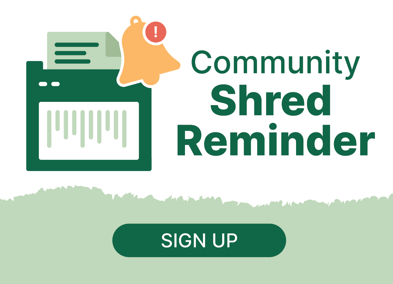 Shred Day Reminder Image