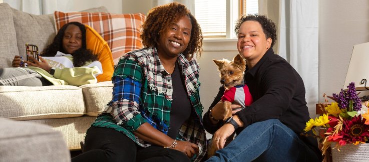 Meet Gina, Aysha and family