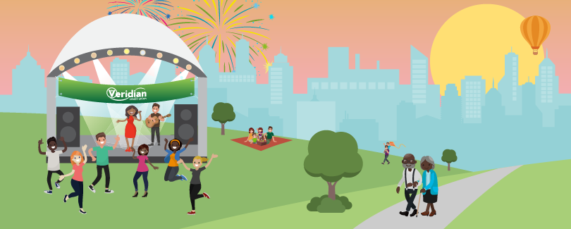 Veridian-sponsored community events and programs.
