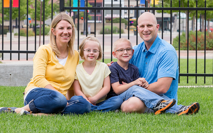 Jake, Michelle and family