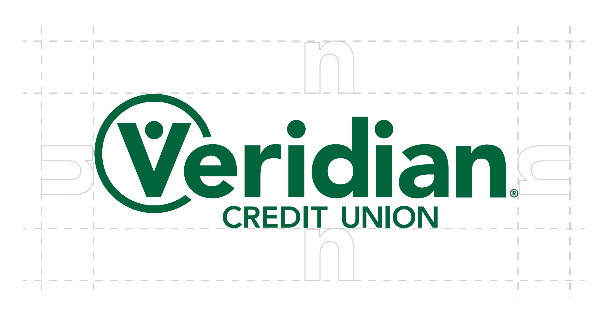 Veridian logo with white space