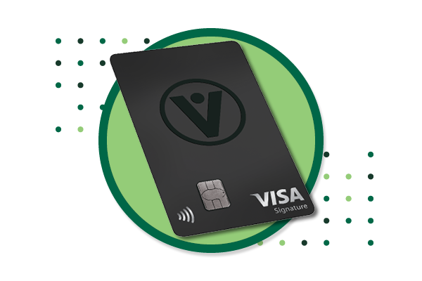 Women Holding Visa Signature Card®
