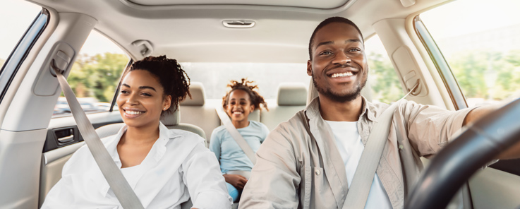 payment protection - family riding in a car